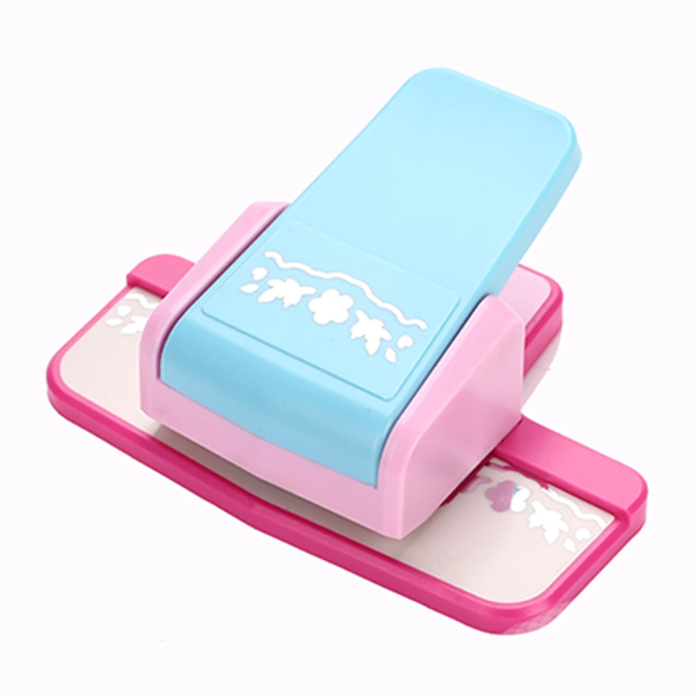 Бумажный перфоратор для детей, устройство для тиснения, штамповочный перфоратор, резак для пластиковых карт, сделай сам, скрапбукинг, украшение ручной работы, экономичное