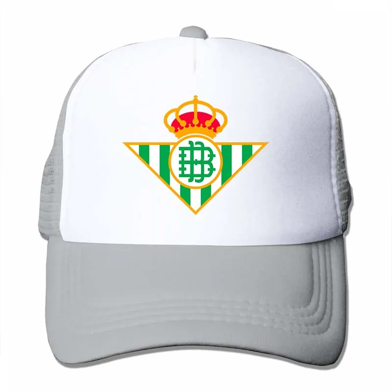 Бейсболка с логотипом Betis для мужчин и женщин, модная Регулируемая Кепка - Color: 4-Gray