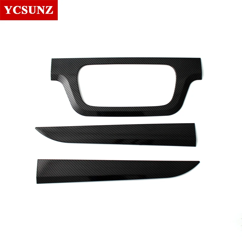 Carbon Fiber Задняя крышка ворот для Chevrolet Colorado S10 2012 2013 ABS автомобильный Стайлинг углеродное волокно - Цвет: Carbon Fiber