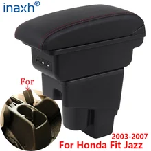 Reposabrazos para Honda Jazz, caja de almacenamiento con reposabrazos, accesorios para coche, 2003, 2007, 2003, 2004, 2005, 2006, 2007, para Honda Jazz 1