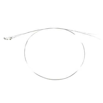 

5 Pcs Silver Tone Steel Strings E-1 for Acoustic Guitar #8