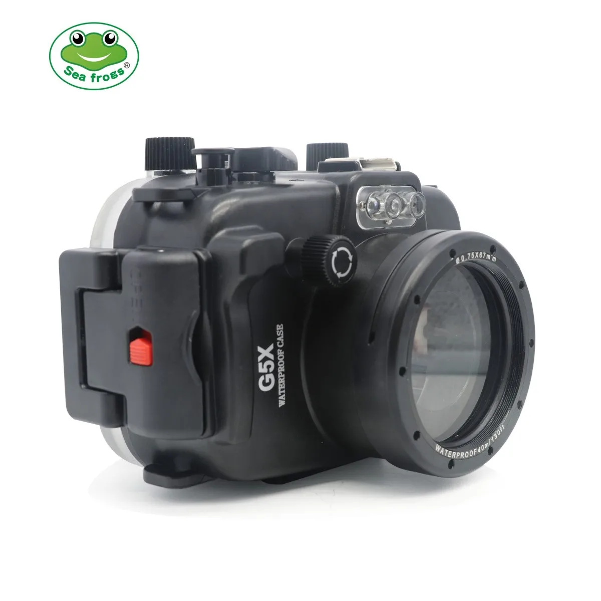 Seafrogs Borsa Per Fotocamera Impermeabile 40M Custodia Subacquea Per Fotocamera Subacquea Per Canon G5X Photo Cover 1Pc Accessori Per Fotocamera