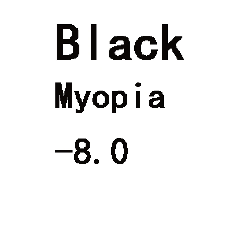 Black myopia 800 Очки для плавания для взрослых, анти-туман, УФ, близорукость, очки для плавания, водонепроницаемые, для плавания, очки, профессиональные, с силиконовым покрытием, очки для мужчин и женщин - Цвет: Black myopia 800