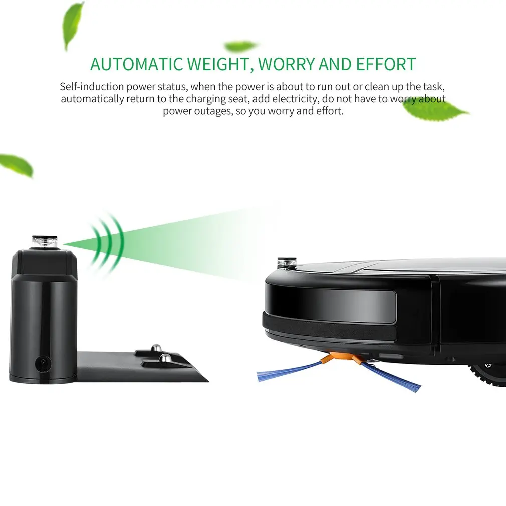  SDG Intelligent Robot Vacuum Cleaner for Fuzzy & Spot & Edge Cleaning Support Auto Cleaning & Moppi