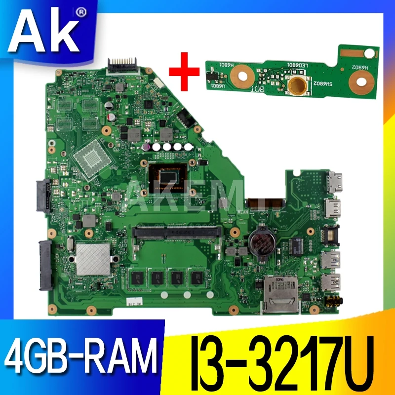 AK X550CA материнская плата для ноутбука ASUS X550CC X550CL R510C Y581C X550C X550 тест оригинальная 4G