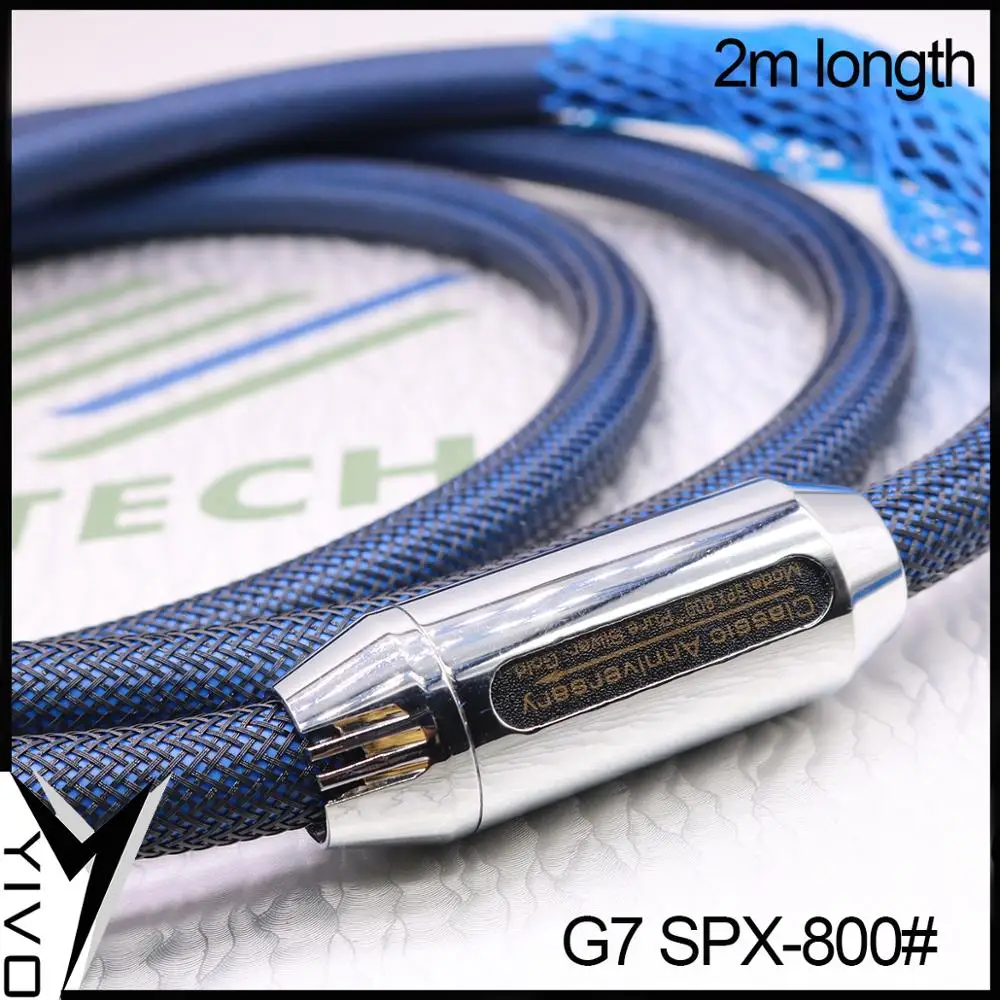 Hi end XSSH HIFI аудио G7 SPX-800 кабель питания 2 м длины с США+ вилка IEC Электрический кабель провод