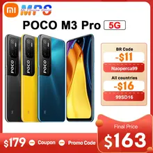 Global Version POCO M3 Pro 5G 4GB 64GB/6GB 128GB NFC Dimensity 700 90Hz 6.5” FHD+ DotDisplay 5000mAh 48MP Triple Camera NFC