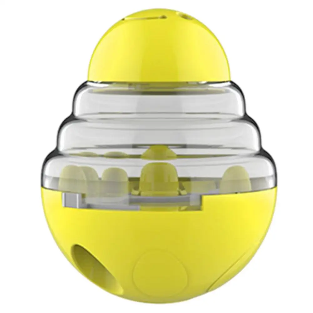 Yellow 19x19x14.5cm Собачья кошка еда лакомство мяч чаша игрушка забавный питомец встряхивание утечка пищевой контейнер щенок кошка медленная подача Pet стакан игрушка - Цвет: Yellow 19x19x14.5cm