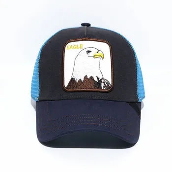 

2019 New Summer trucker cap mesh snapback hip hop hats for men embroidery baseball cap EAGLE