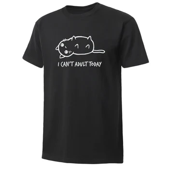 

T Shirts Men'S Kawaii Cat Animal Male Shirt Hot Fashion Short Sleeve Funny Cartoon Tees 2020 Summer 100% Cotton Loose Fit Tops