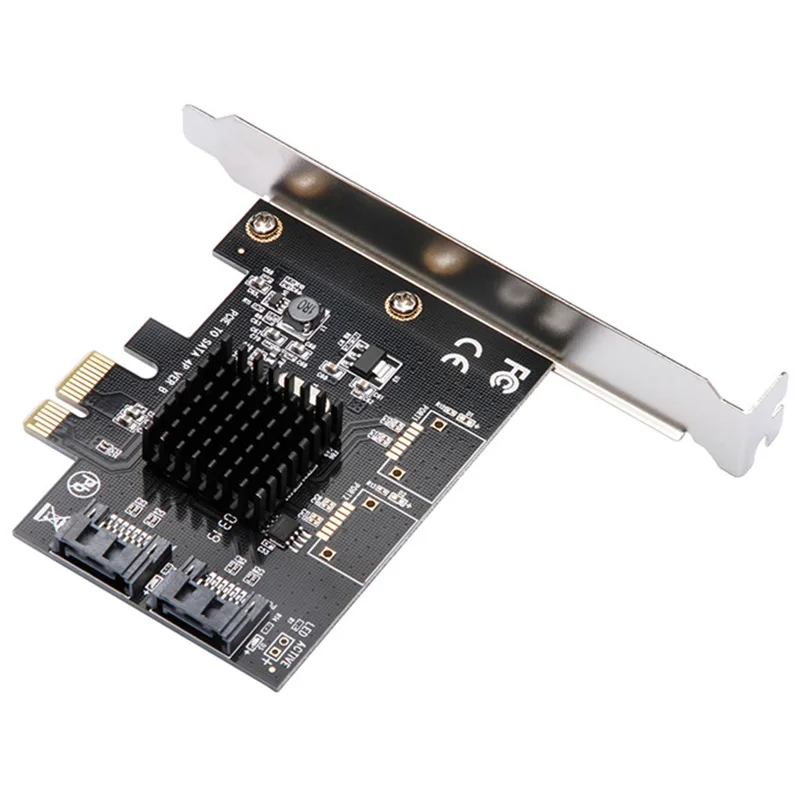 Лидер продаж Pcie Pci Express Sata3.0 2-Порты и разъёмы Sata Iii 6 г расширения адаптер карты контроллера
