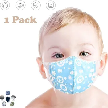

Children Mask for 1-6 Years Face Mask 4-Layer Portective Reusable Cotton Face Mask Anti Foam Kids Mask Adjustable Mascara Masker