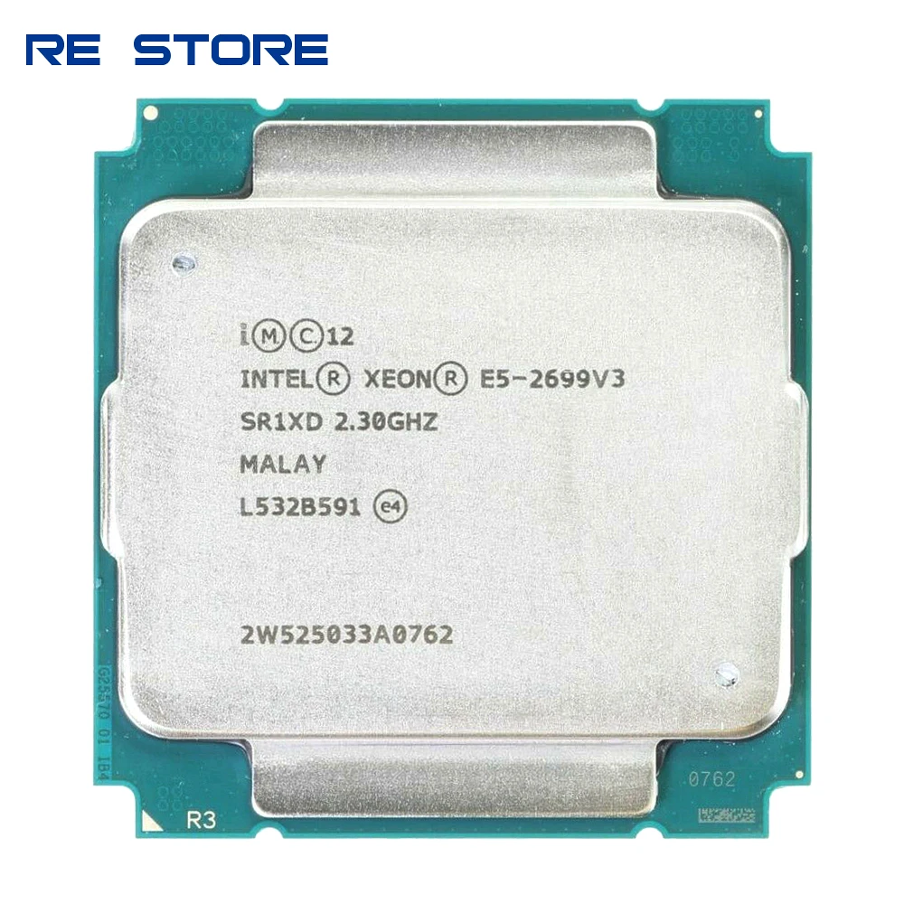 Процессор Intel Xeon E5 2699 V3 SR1XD 2 3 ГГц 18 ядер 145 вт разъем LGA 2011-3 ЦП 2699V3 | Компьютеры и офис