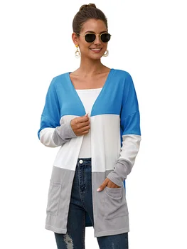 

Women Autumn Knitted Long Poncho Casual Fashion Knitwear Cape Autumn Long Sleeve Thin Outerwear Cloak Top Coat