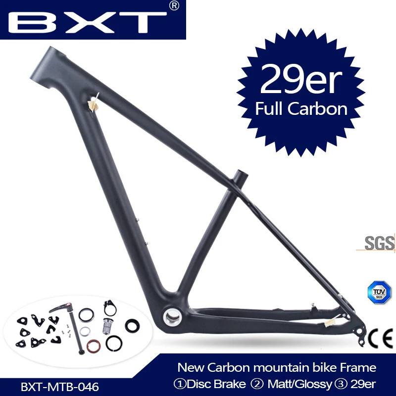Meilleur 2020 nouveau carbone chinois vtt cadre 29er bicicletas VTT 29er boost 148*12mm cadre en carbone 142*12 ou 135*9mm cadre de vélo