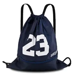 Баскетбольная сумка, спортивная сумка, сетчатая карманная футбольная посылка, сумка на шнурке, сумка на плечо, мужская и женская спортивная