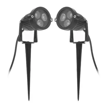 

2Pcs Waterproof 3W LED Lawn Lamp With Pin Base For Garden Path Courtyard Spot Light 85-265V Outdoor Landscape Spike Lights