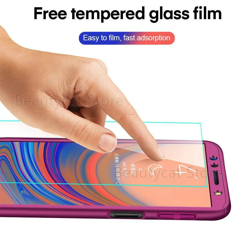 360 Полное покрытие чехол для samsung Galaxy A70 A60 A50 A40 A30 A20 A20E A10 Защита Чехол для samsung Note10 S8 S9 S10 плюс Чехол