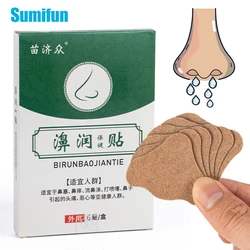 6Pcs Rhinitis Patch Treatment Nasal Dryness Nasal Strips Help Breath Relieve Sinusitis Nasal Congestion Cold Runny Nose Plaster