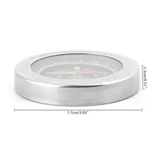 Из нержавеющей стали Компас Открытый Кемпинг Туризм карманный портативный навигационный инструмент