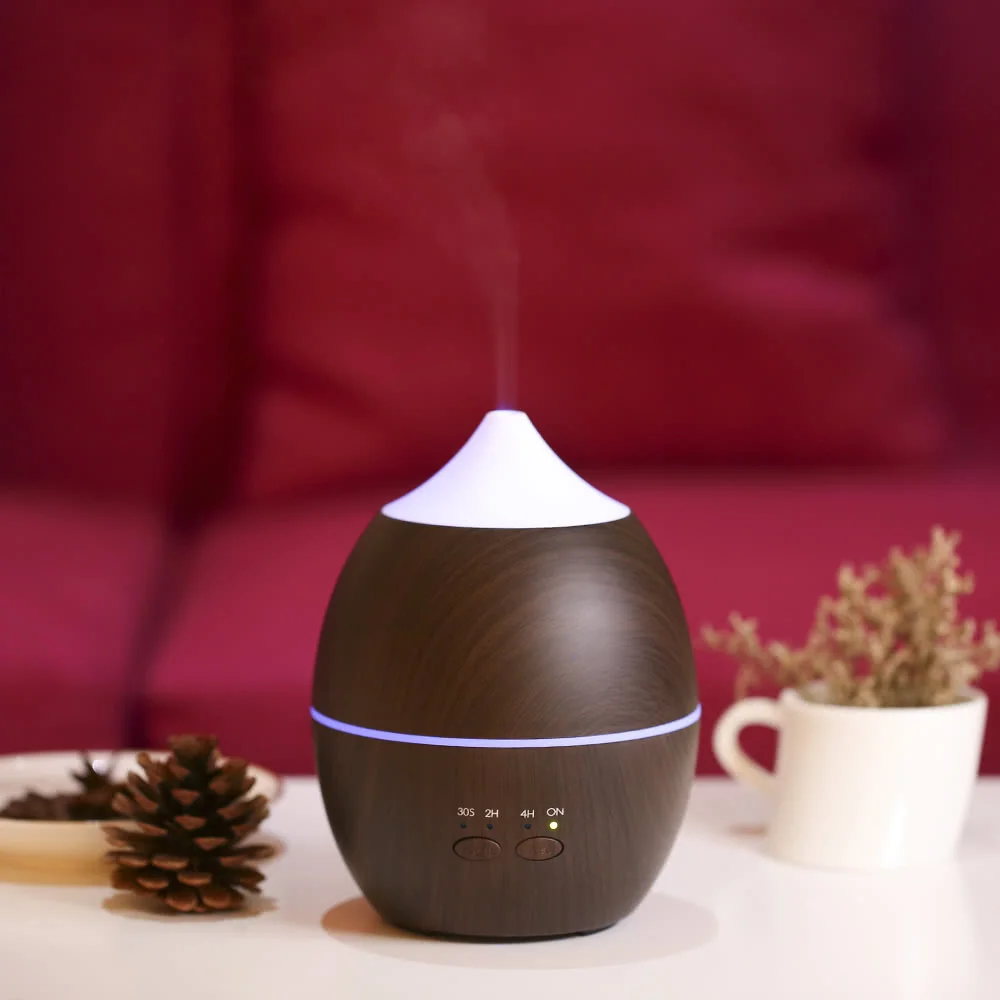 Portable 300ml Essential Oil Aroma Diffuser Ultrasonic Humidifier Air Aromatherapy Atomizer LED Lights for Home Office Study