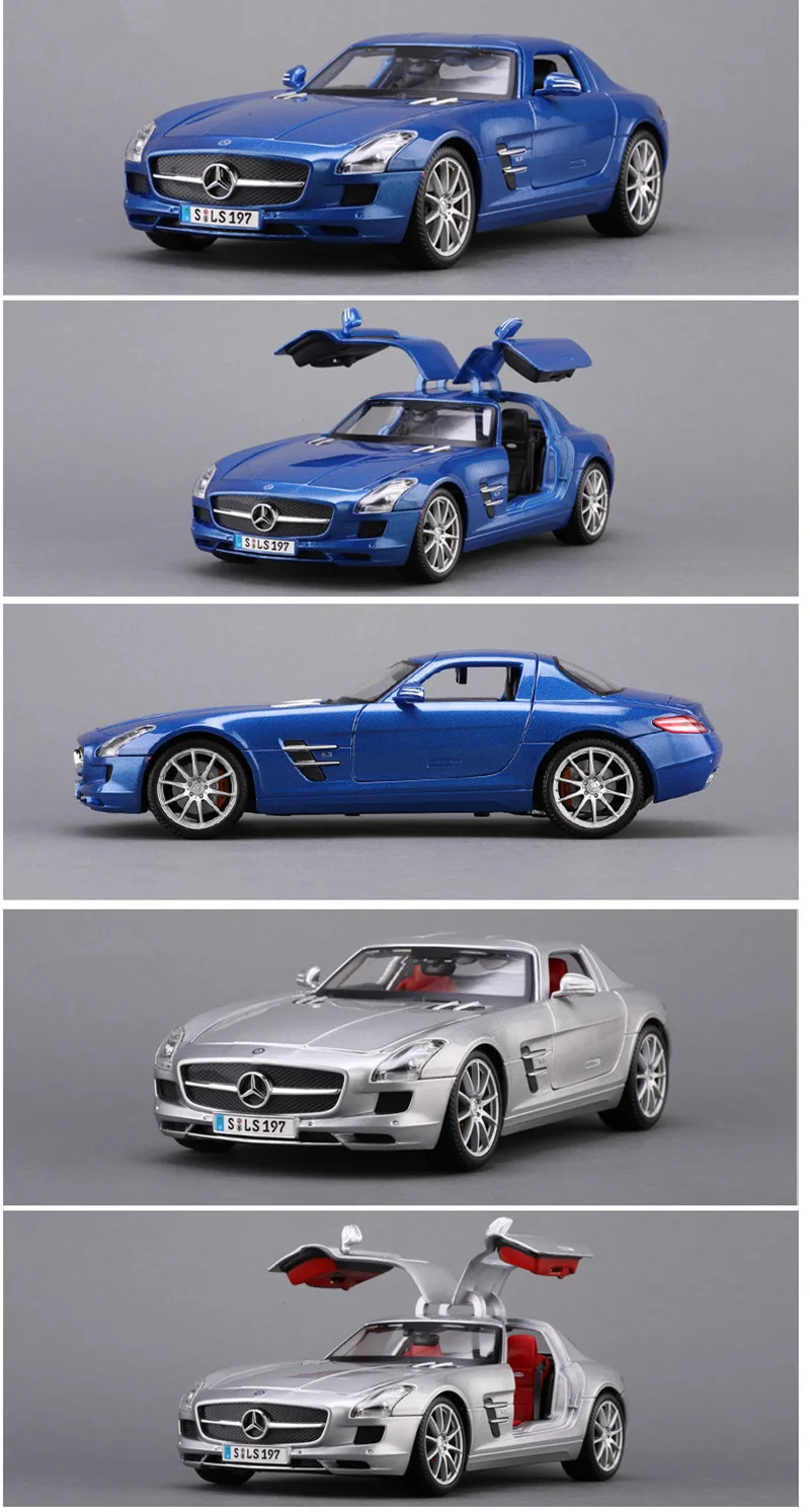 Maisto 1:18 Mercedes Benz AMG GT сплав модель автомобиля литье под давлением модель автомобиля моделирование автомобиля украшение коллекция Подарочная игрушка
