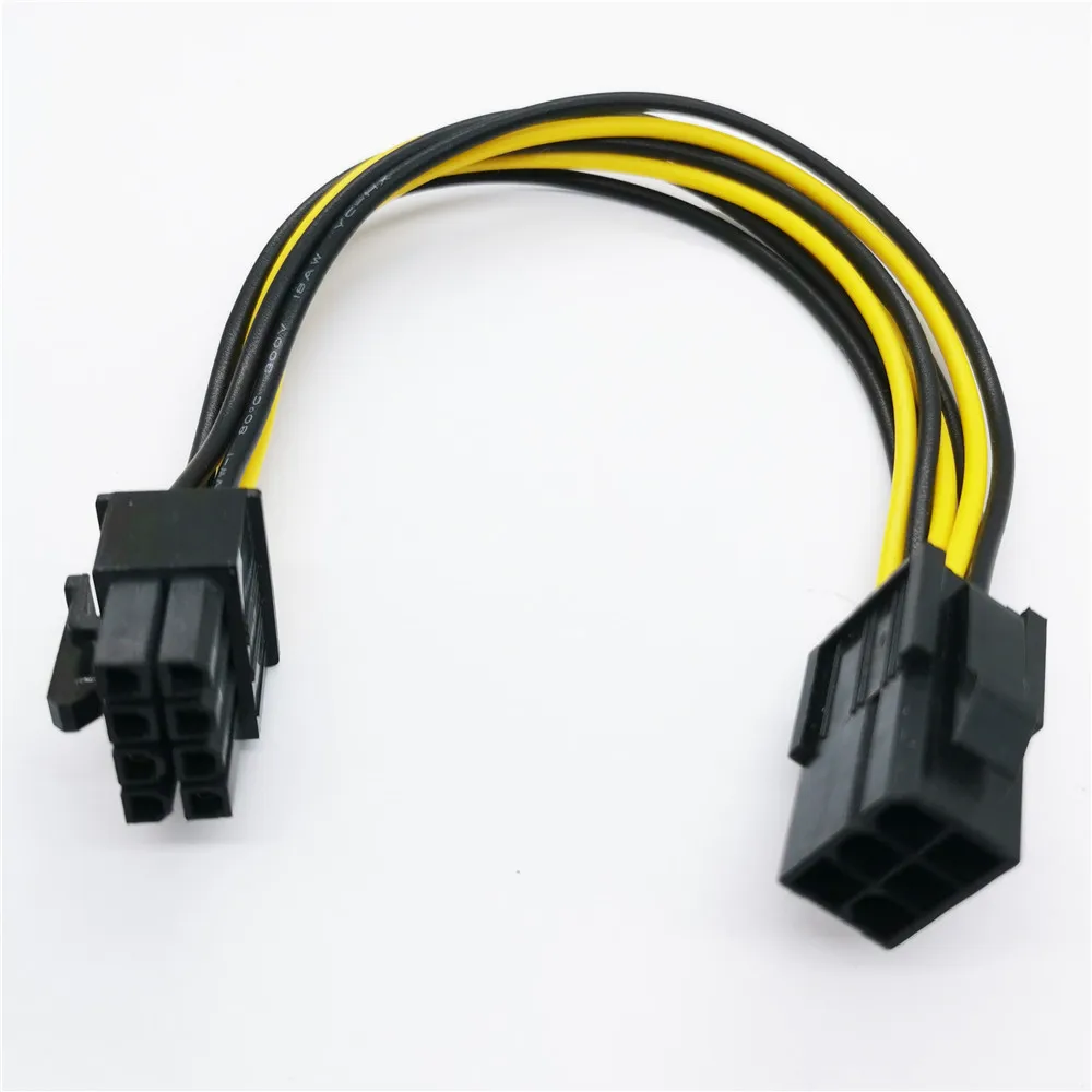 PCIe 6Pin to CPU 8Pin Power supply Cable Computer CPU P8 Female to GPU 6Pin male Extension Conversion EPS Cable