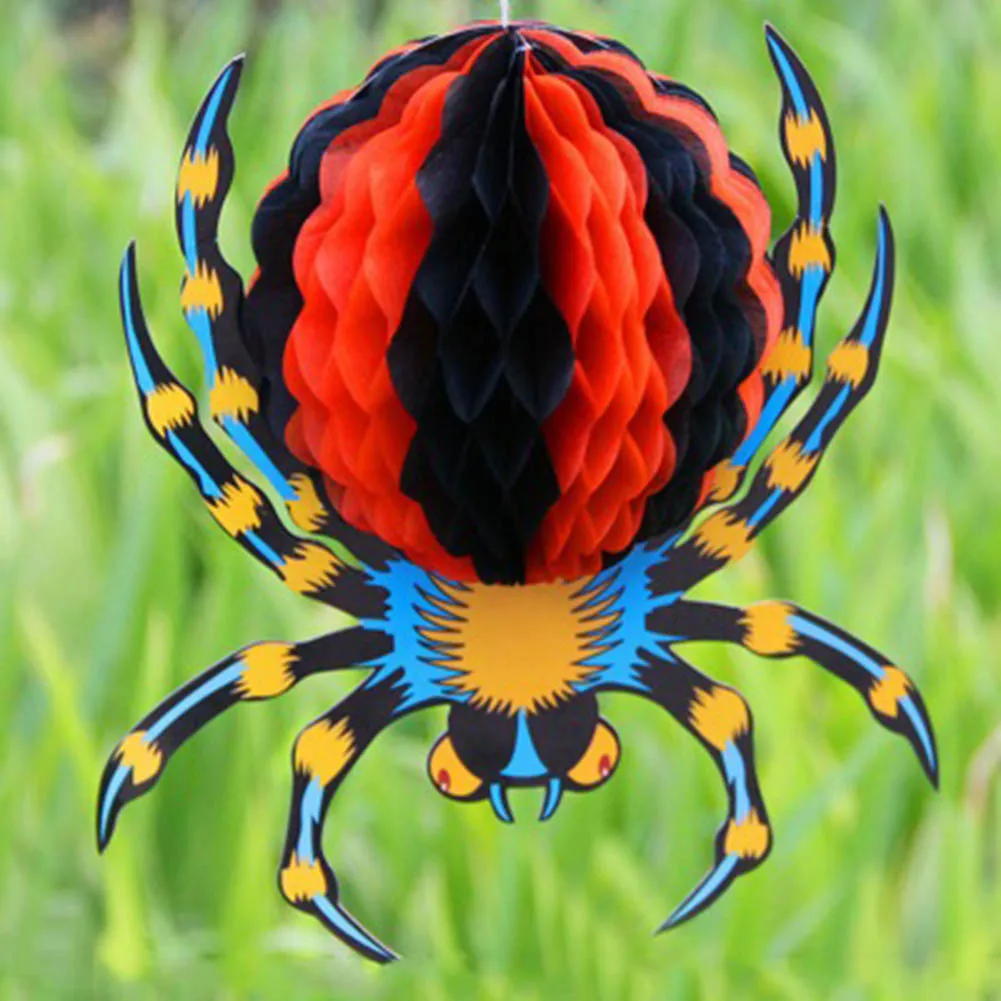 

ZOTOONE Funny Halloween Lantern Spider Tricky Toy Paper Lanterns Decorated Props for Diy Halloween Party Decorations Supplies G