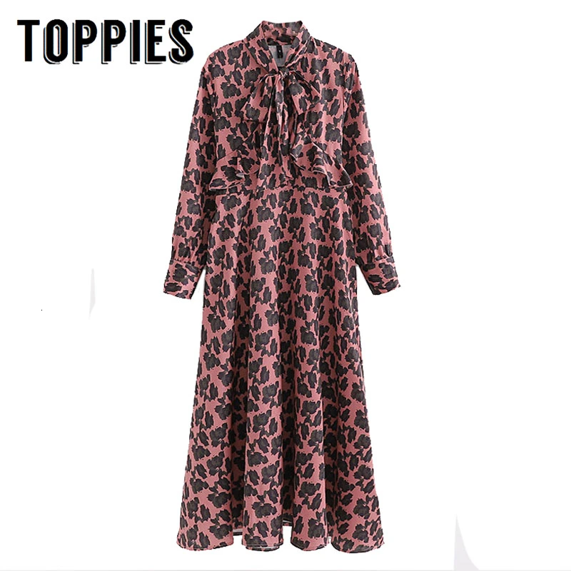 Леопардовое платье средней длины с животным принтом осень женское атласное платье-рубашка с длинным рукавом vestidos