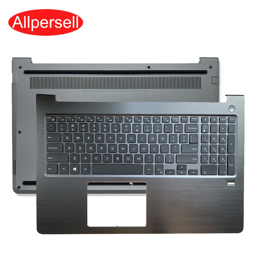 Tampa do Teclado Portátil para Dell Vostro 15 5000 5568 V5568 P62f Estojo de Palma Shell Inferior 0jd9fg