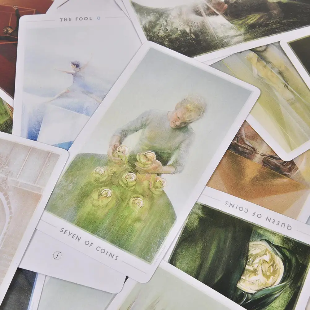 79 шт английский для новой версии Tarot руководство серебро-позолоченные настольная игра игральные карты, настольные игры для Семья сбор Вечерние