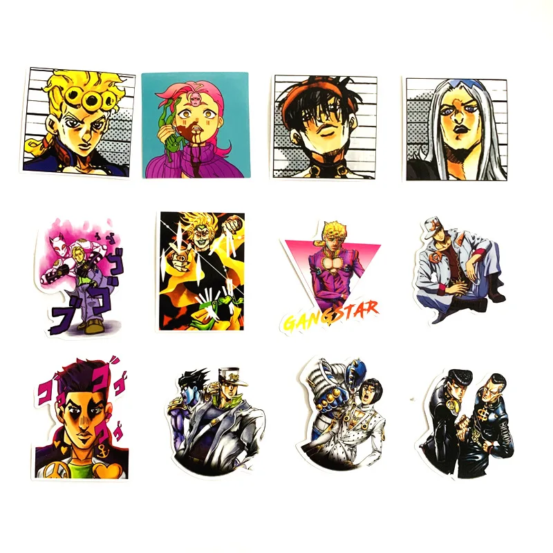 50 шт. JoJos Bizzare Adventure стикеры s для граффити багажа ноутбука велосипеда мотоцикла автомобиля ноутбука водонепроницаемые наклейки