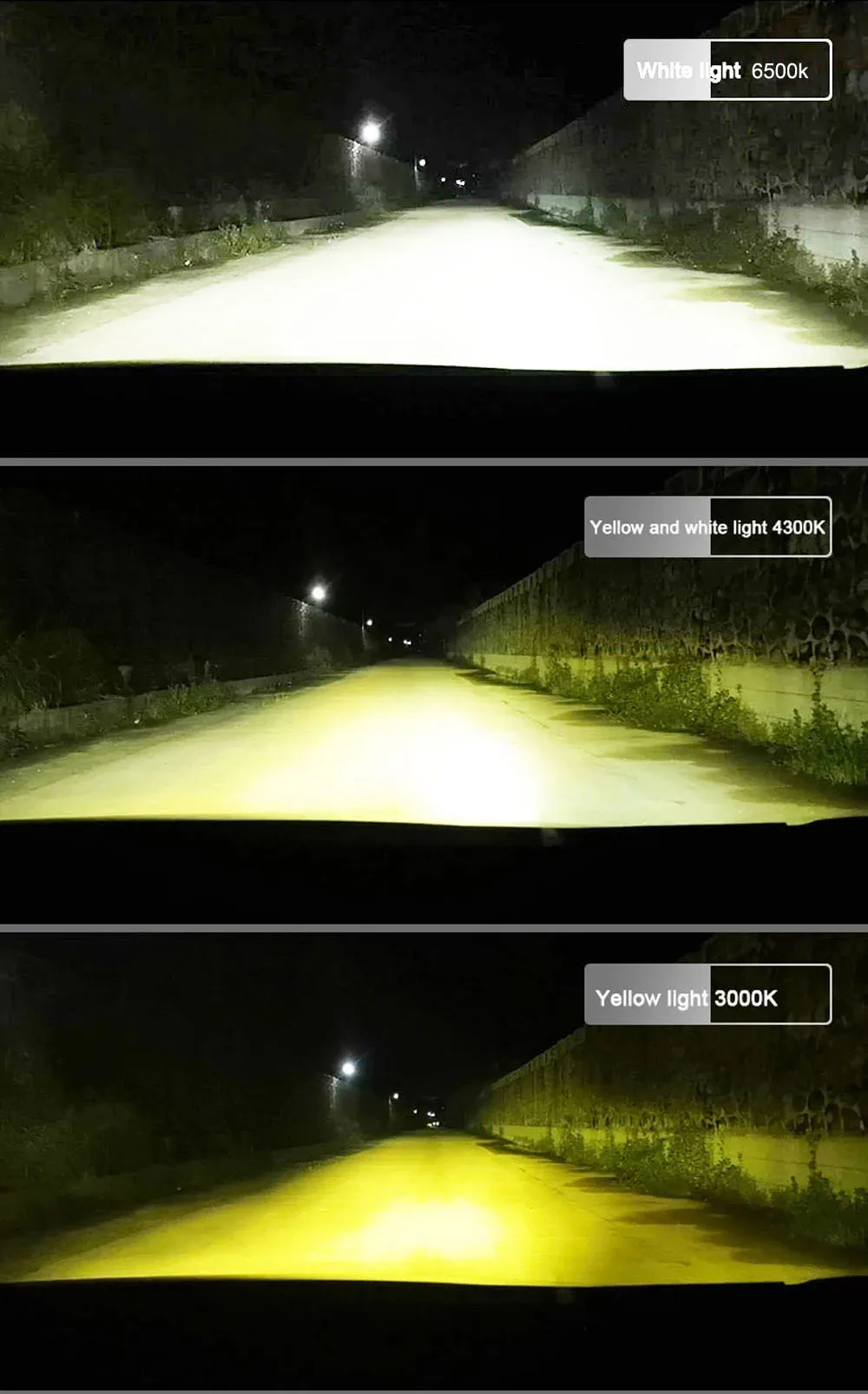 Hillpow F2 зэс светодиодный H4 H7 H8 H9 H11 8000LM 3000K 4300K 6500K автомобиля светодиодный головной светильник s 9005 HB3 9006 HB4 Canbus туман светильник лампы