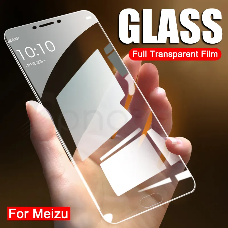 9D Protective Glass on the For Meizu M6 M5 M3 M3S Note Tempered Screen Protector Glass Meizu M6S M6T M5S M5C Glass Film Case afbeelding