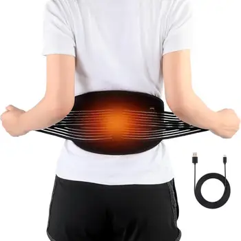 

Electric Heating Waist Pad Waist Warmer Beating Belt Lumbar Brace Support For Waist Back Pain Relief For Male Female