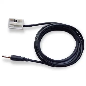 

Car Aux Cable 3.5MM Jack Interface Car Audio Adapter Fit for BMW E60 E63 E64 E66 E81 E82 E70 E90