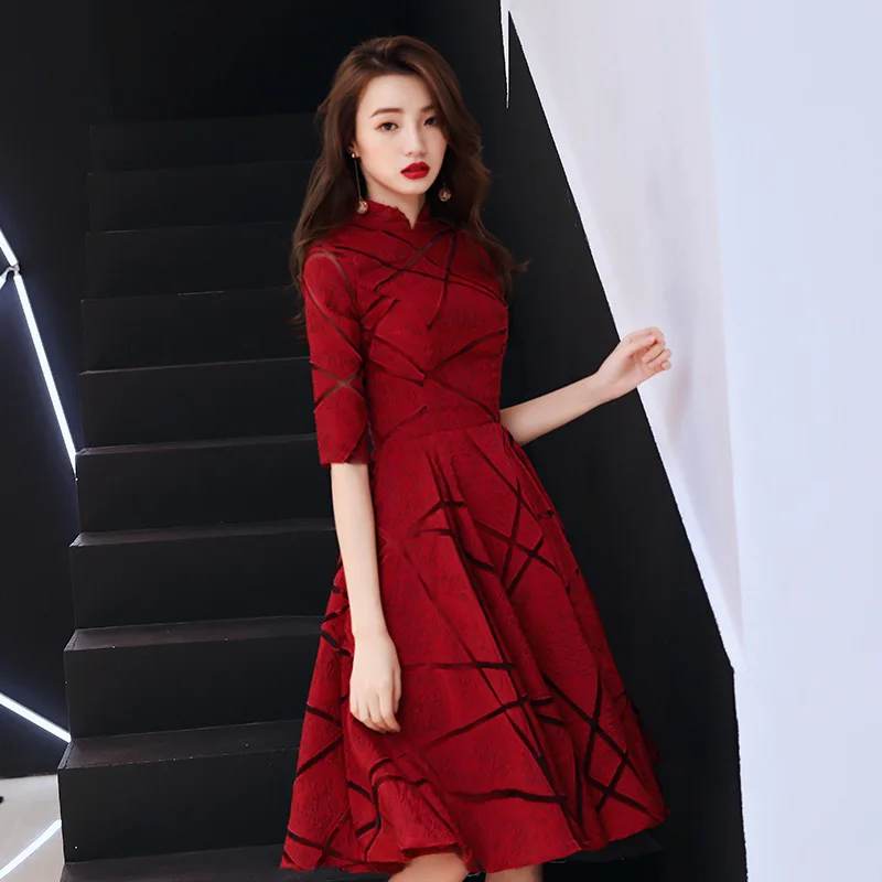 Dark-Red-Party-Evening-Cheongsam-Dress-Oriental-Chinese-Style-Woman-Elegant-Qipao-Sexy-Wedding-Prom-Short (1)