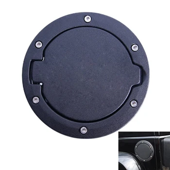

Hot SHINEKA Tank Covers for Jeep Wrangler TJ 1997-2006 Car oil Cap Fuel Tank Cap Cover with Key for Jeep Wrangler TJ Accessories