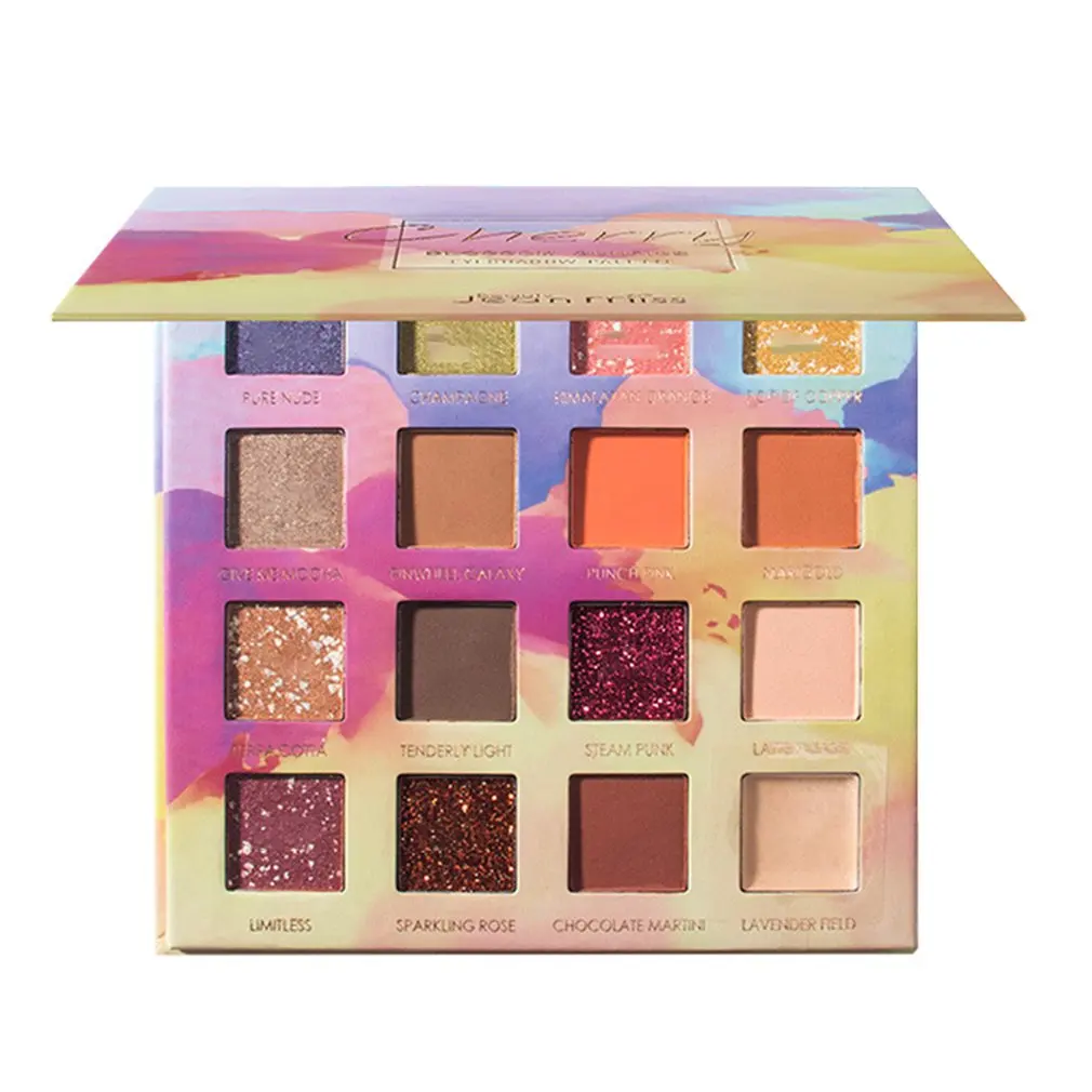 

16 Colors Eye Shadow Palette Matte Glitter Makeup Shimmer Eyeshadow Cosmetic Kit Shimmer Matte Eyeshadow