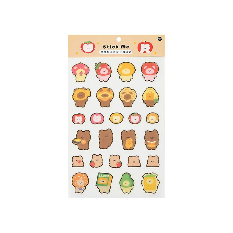 Kawaii Cute Feast Series декоративный дневник бронзовая бумага стикер для скрапбукинга