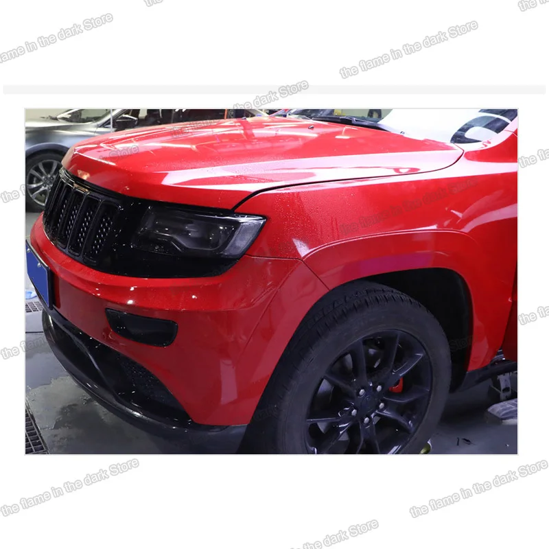 Прозрачная Черная защитная пленка Lsrtw2017 для автомобильных фар из ТПУ jeep compass grand