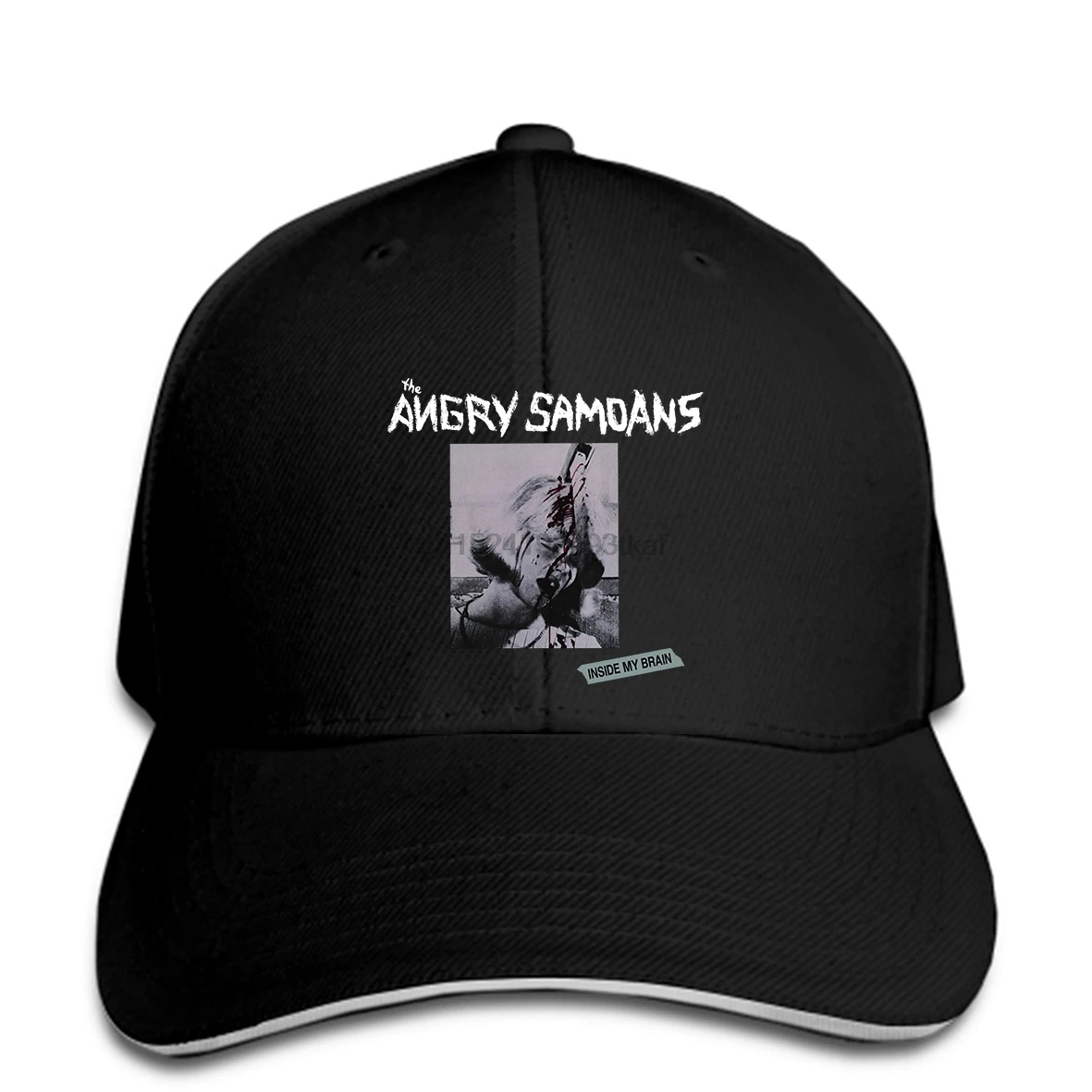 Бейсбол кепки злой Самоа в моем мозги панковский черный, белый цвет шляпа, кепка с козырьком