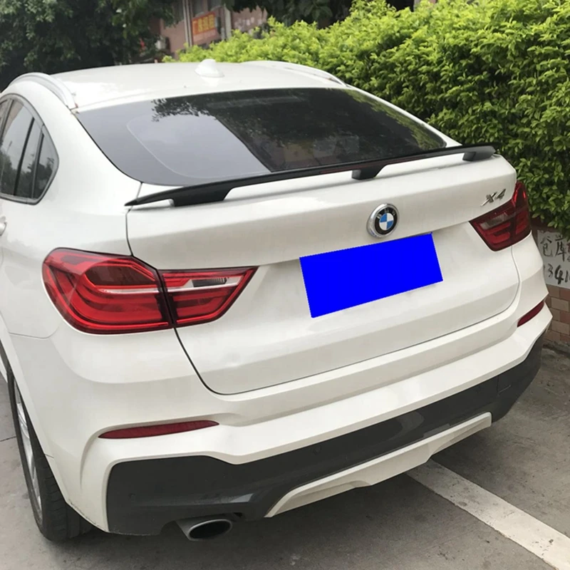 

For BMW F26 X4 Spoiler High Quality ABS Material Car Rear Wing Primer Color Rear Spoiler For BMW X4 F26 Spoiler 2015-2016