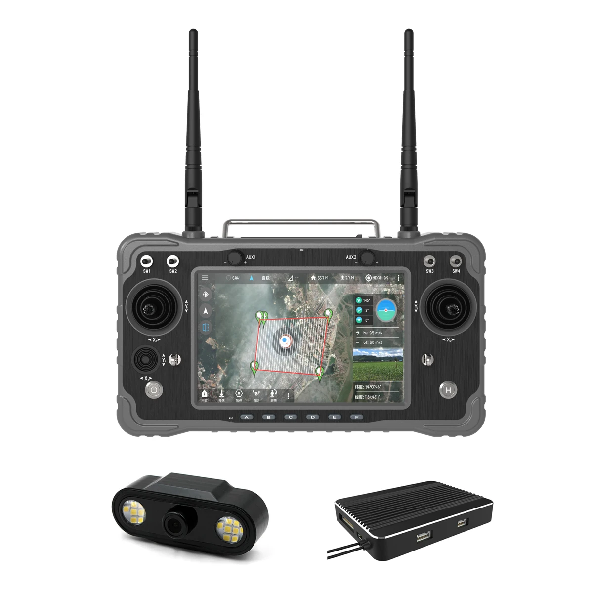 

SKYDROID H16 H16 Pro Remote Control 2.4GHz 16CH FHSS 20KM 1080P Digital Video Data Transmission Telemetry Transmitter Receiver