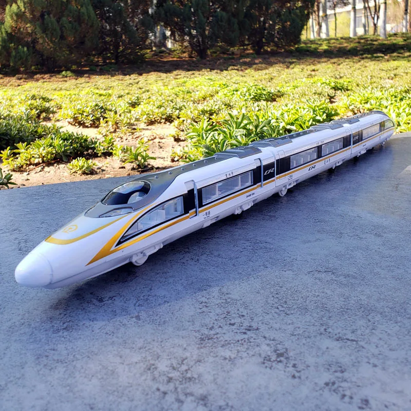 

Toy No. EMU High Iron Alloy Lengthened Model Train Revival Model Unisex No. Finished Product Model Sound And Light Warrior