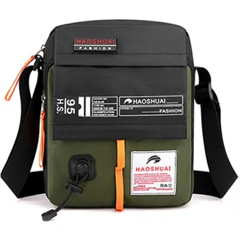 ⁦2024 New Style Shoulder Fashion Messenger Backpack Outdoor Sports Travel Bag Lightweight Nylon Waterproof Bag⁩ – תמונה ⁦1⁩