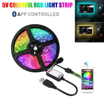 

Newly DIY Light TV PC Dream Screen USB LED Strip Tape Screen Backlight LED Strip Lights Kits with APP Control TE889