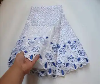 

African Lace Fabric 2020 High quality Embroidery Nigerian Cord Lace Fabric For Women French Guipure Lace Fabrics PSA903-1
