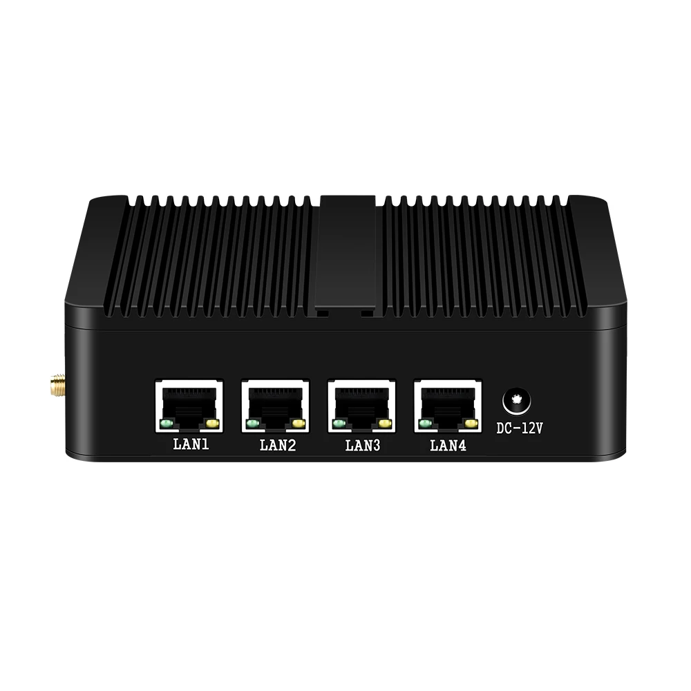 Мини ПК Intel Celeron J1900 Четырехъядерный 4 LAN гигабит Ethernet Intel NIC Windows Pfsense устройство для межсетевого экрана