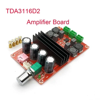

XH-M190 Tube Digital Audio Board TDA3116D2 Power Audio Amp 2.0 Class D Stereo HIFI amplifier DC12-24V 2*100W